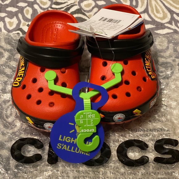 CROCS Shoes Nwt Lightening Mcqueen Light Up Crocs Poshmark